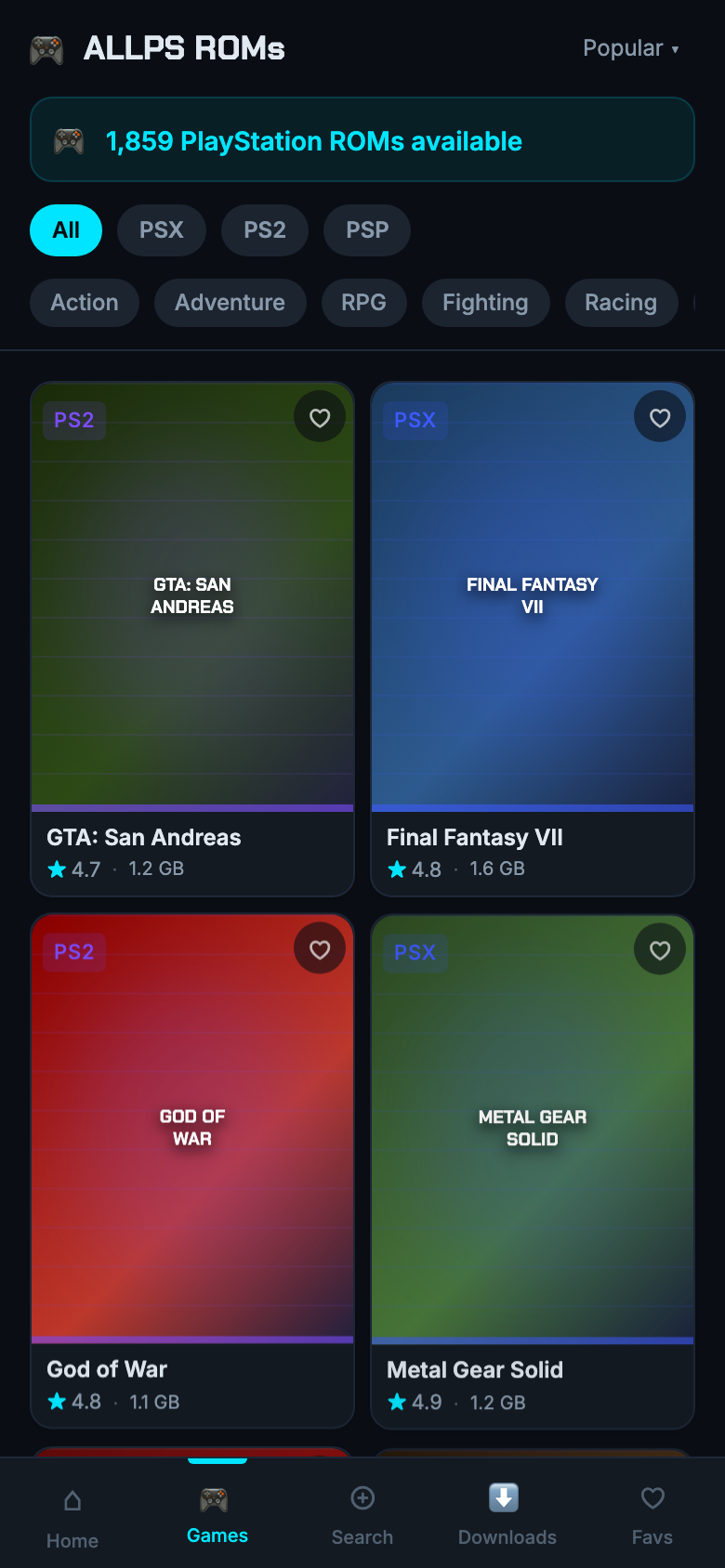 Find your game